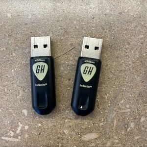 Guitar Hero dongles. $40 for the pair!